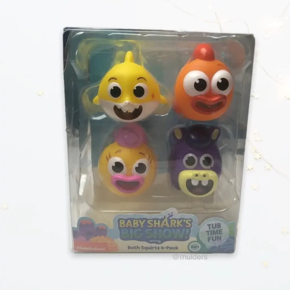 New Pinkfong Nickelodeon Baby Sharks Big Show! Bath Time Set Squirt Toys